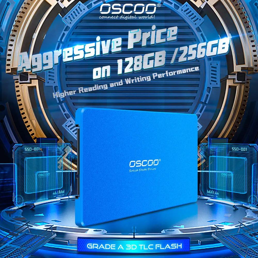 OSCOO SSD ϵ ũ, Ʈ ǻͿ  ָ Ʈ ũ ̺, 2.5 ġ Sata 3, 128GB, 256GB, 512GB, 1TB HD SATA ũ